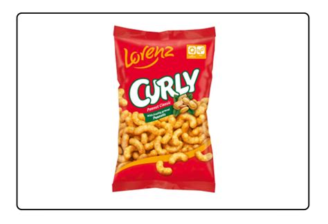 Lorenz Curly Peanut Classic 120g X 14