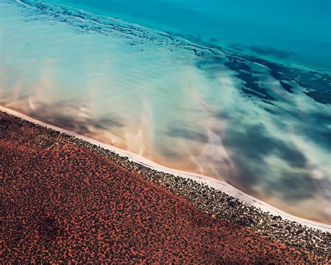 Aerial Photos Capture The Vibrant Beauty Of Shark Bay Australia