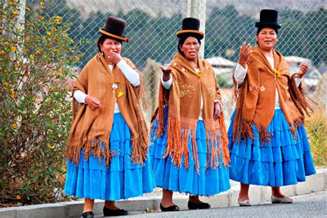 Trajes Típicos De Bolivia De Mujer De Hombre Por Cada Uno De Sus