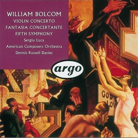 Bolcom Violin Concerto Symphony No Fantasia Concertante Sergiu