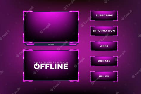 Premium Vector Futuristic Gaming Screen Interface Decoration With Girly Pink Color Girl Gamer