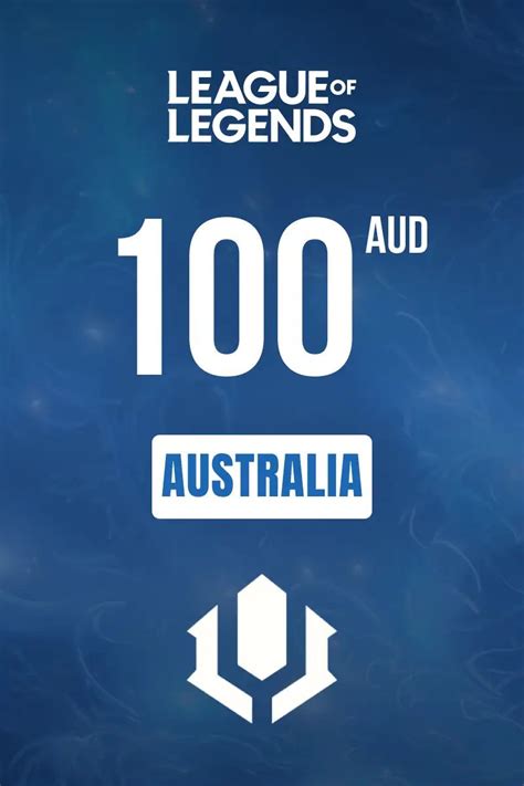 Buy League Of Legends Aud Gift Card Australia Digital Key