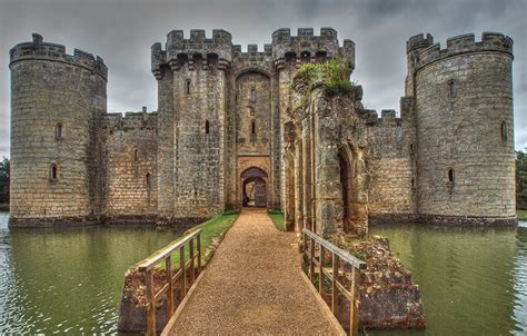 Wallpaper stone, bridge, water, Castle, medieval, entrance images for ...