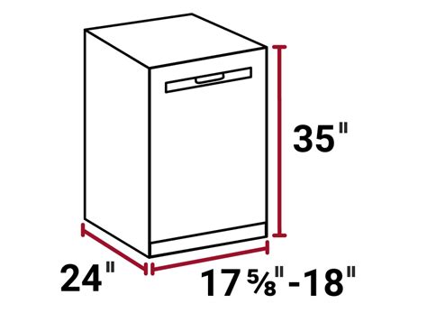 Dishwasher Dimensions (Sizes Guide) Designing Idea, 46% OFF