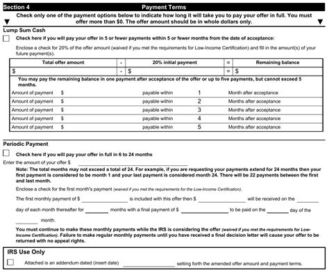 IRS Form 656 Printable