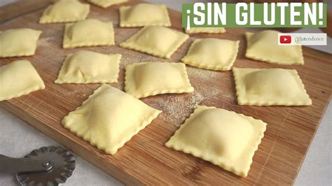 PASTA FRESCA RELLENA SIN GLUTEN BUENÍSIMA SIN HUEVO sin máquina de