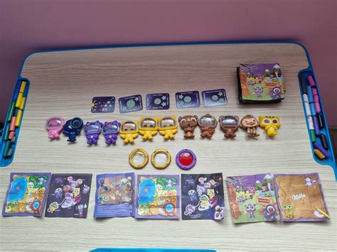 16 X Figurki Milka Secret Box Karty Kosmiczne Odkrywcy Przyrody Kartki