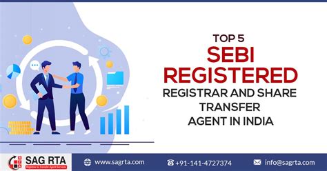 Top Sebi Registered Registrar And Share Transfer Agent In India