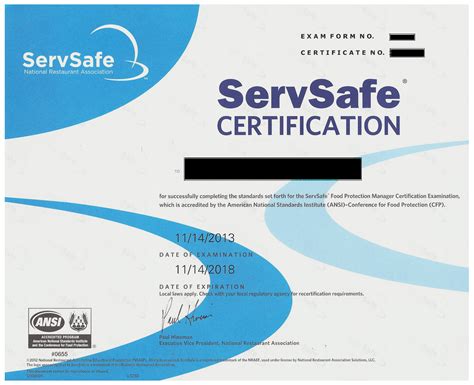 Printable Blank Servsafe Certificate Printable Word Searches