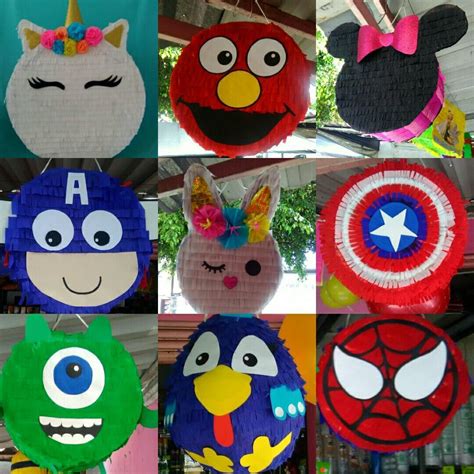 Piñatas Redondas E3E Piñatas redondas Piñatas cuadradas Piñata de emoji