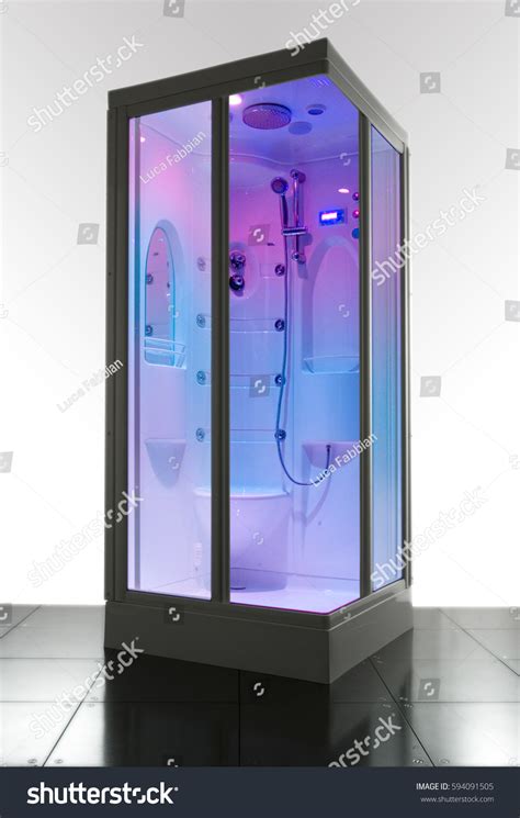 Luxury Shower Cabin Hydrotherapy Chromotherapy Stock Photo 594091505 | Shutterstock