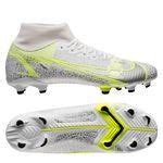 Nike Mercurial Superfly Academy Mg Silver Safari Wei Schwarz