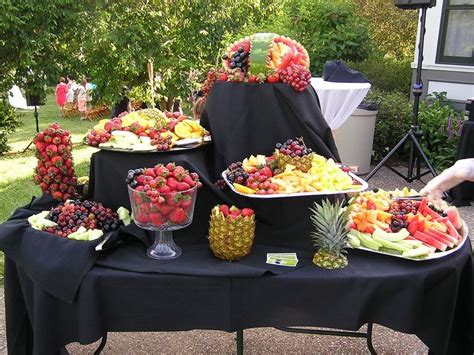 Jones Wedding Reception Fruit Displays Fruit Display Wedding Appetizers