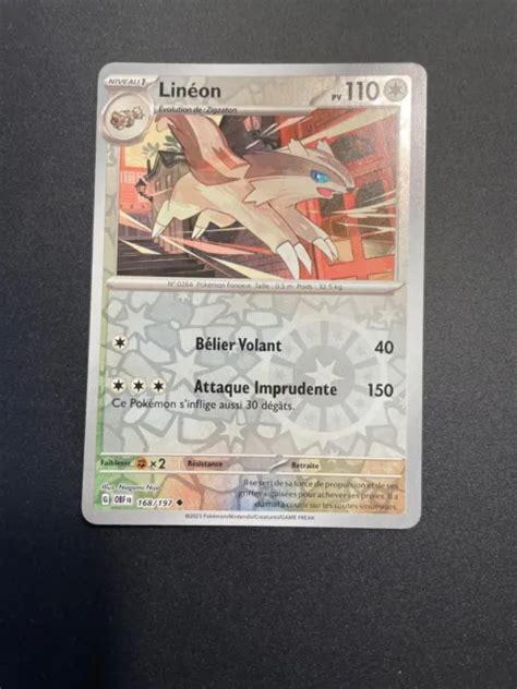 CARTE POKÉMON REVERSE Linéon 168 197 VF NEUF EUR 1 10 PicClick FR