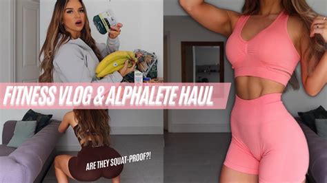 Fitness Vlog And Alphalete Amplify Haul Youtube