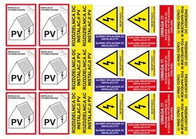 Naklejka Elektryczne Fotowoltaika Pv Nowe Wymogi