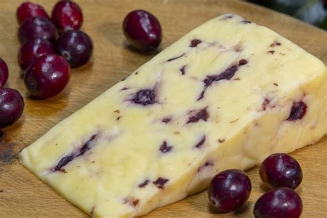 Sussex Cranberry Marble Organic Cheese High Weald Dairy