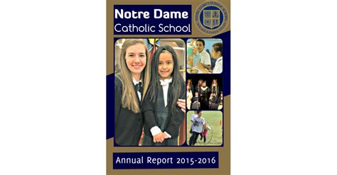 Notre Dame Catholic School Annual Report