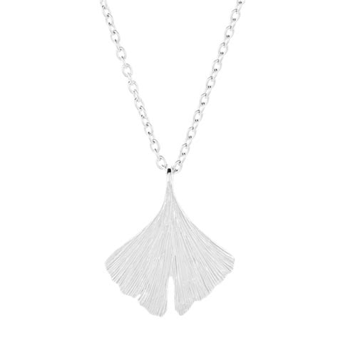 Biloba Necklace Silver Jewelry Online