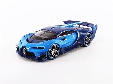 Mini Gt Bugatti Vision Gran Turismo Silver Scale Mobile