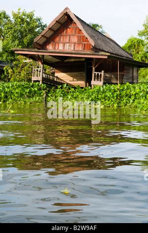 Traditional Thai Wooden House On Stilts Garden View Jim Thompson