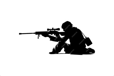 Sniper soldier silhouette military target sniper soldier silhouette ...