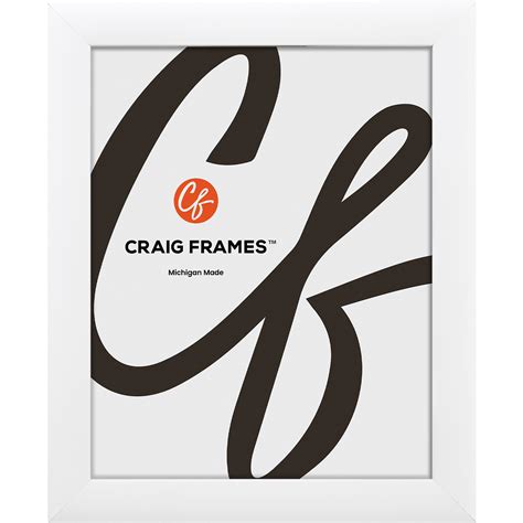 Contemporary White Satin Picture Frame 4 Pack - Craig Frames