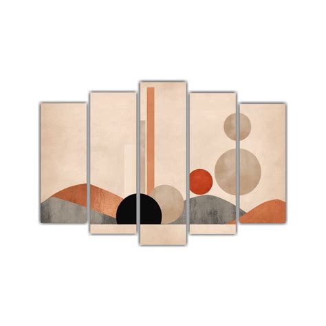 Cuadros Tela Modernos Simetr A Boho Minimalismo Colores Tierra Nude Decocuadros