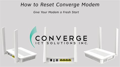 How to Reset Converge Modem? (Give Your Modem a Fresh Start) - RouterCtrl