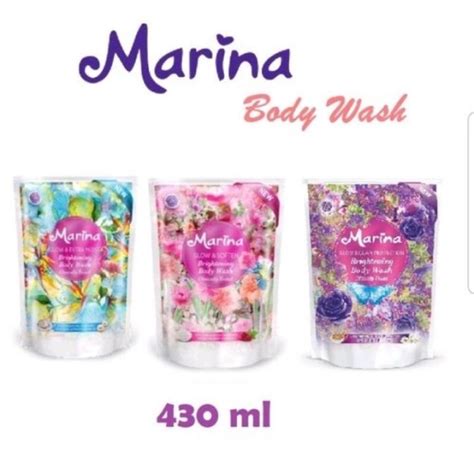 Marina Brightening Body Wash Sabun Mandi 430ml Lazada Indonesia