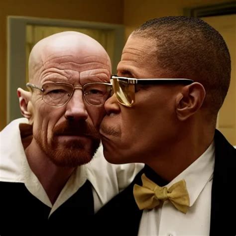 Walter White And Gustavo Fring Kissing Stable Diffusion Openart