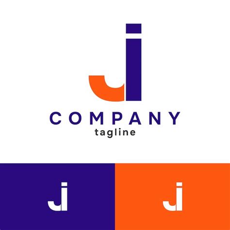 Dise O De Logotipo De Letra Jj Vector Premium