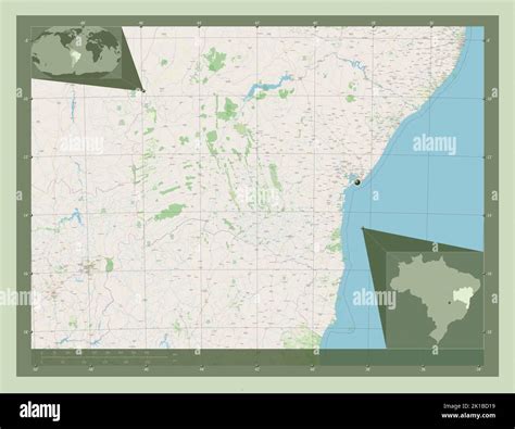 bahia state  brazil open street map corner auxiliary location maps
