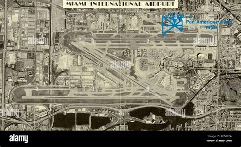 Miami airport historical Stock Photo - Alamy