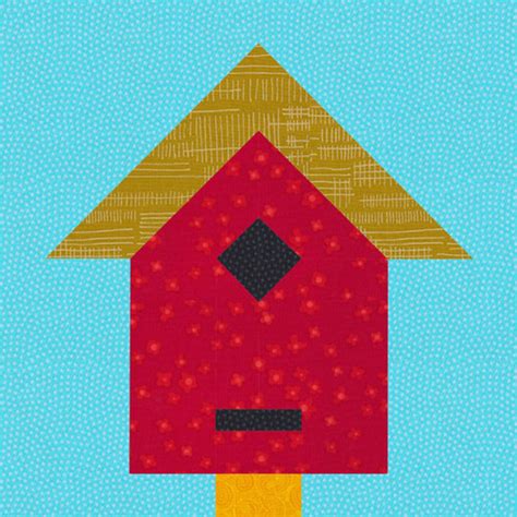 Bird House Quilt Block Mysite