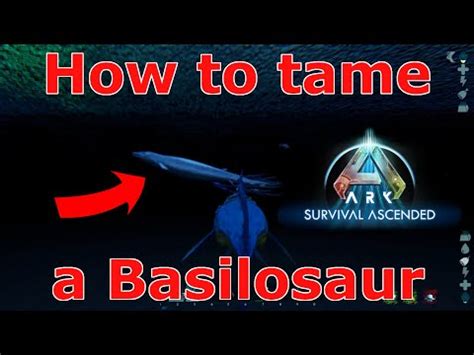 Ark Survival Ascended Basilosaurus taming, Ark How to tame a ...