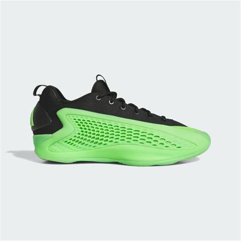 adidas Anthony Edwards 1 Lucid Lime Low Basketball Sneakers - Green ...