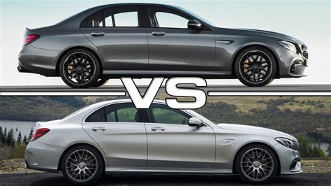 2017 Mercedes Amg E63 S Vs Mercedes Amg C63 S Youtube