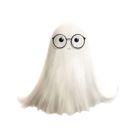 Ghost Clipart Ghost Png Ghost With Glasses Halloween Png - Etsy