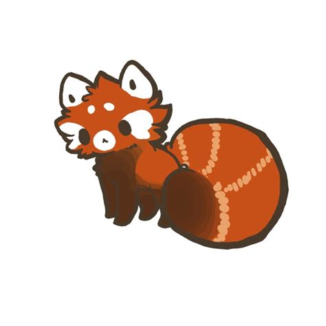 Chibi Red Panda Drawing Free Image Download