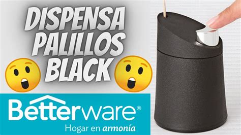 Dispensa Palillos Black De Betterware Betterware Cocina Hogar