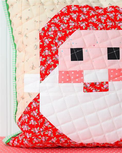 New Christmas Quilt Pattern Santa Claus Quilt Block Pillow Pattern