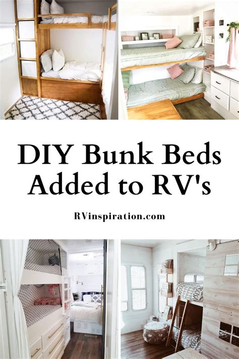 10 Rvs With Custom Built Bunk Beds Added Bunk House Rv Bunk Beds