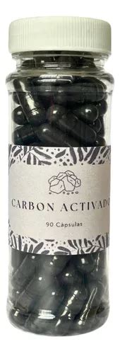 Capsulas Carbon Vegetal Activado Suplemento Meses Sin Inter S