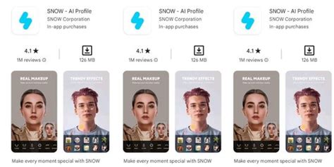 Harga Dan Cara Pakai Aplikasi Foto Snow Ai Profile Yang Bisa Mirip