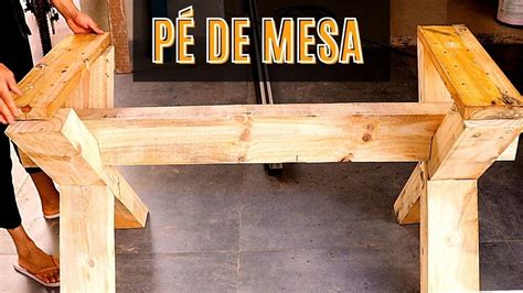 Pé de Mesa em X como fazer YouTube