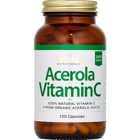 Acerola Vitamin C Nat Rliches Vitamin C Erg Nzungsmittel