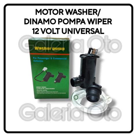 Jual Motor Washer Dinamo Pompa Wiper Volt Universal Umum Harga