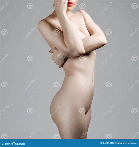 Beautiful Body Naked Woman Nudity Stock Photo Image Of Fashionable Care