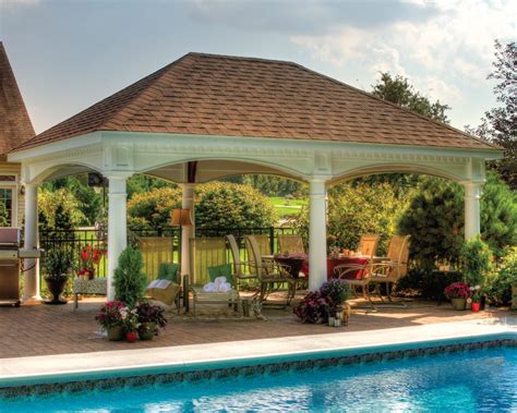 Hampton Vinyl Pavilion Green Acres Outdoor Living